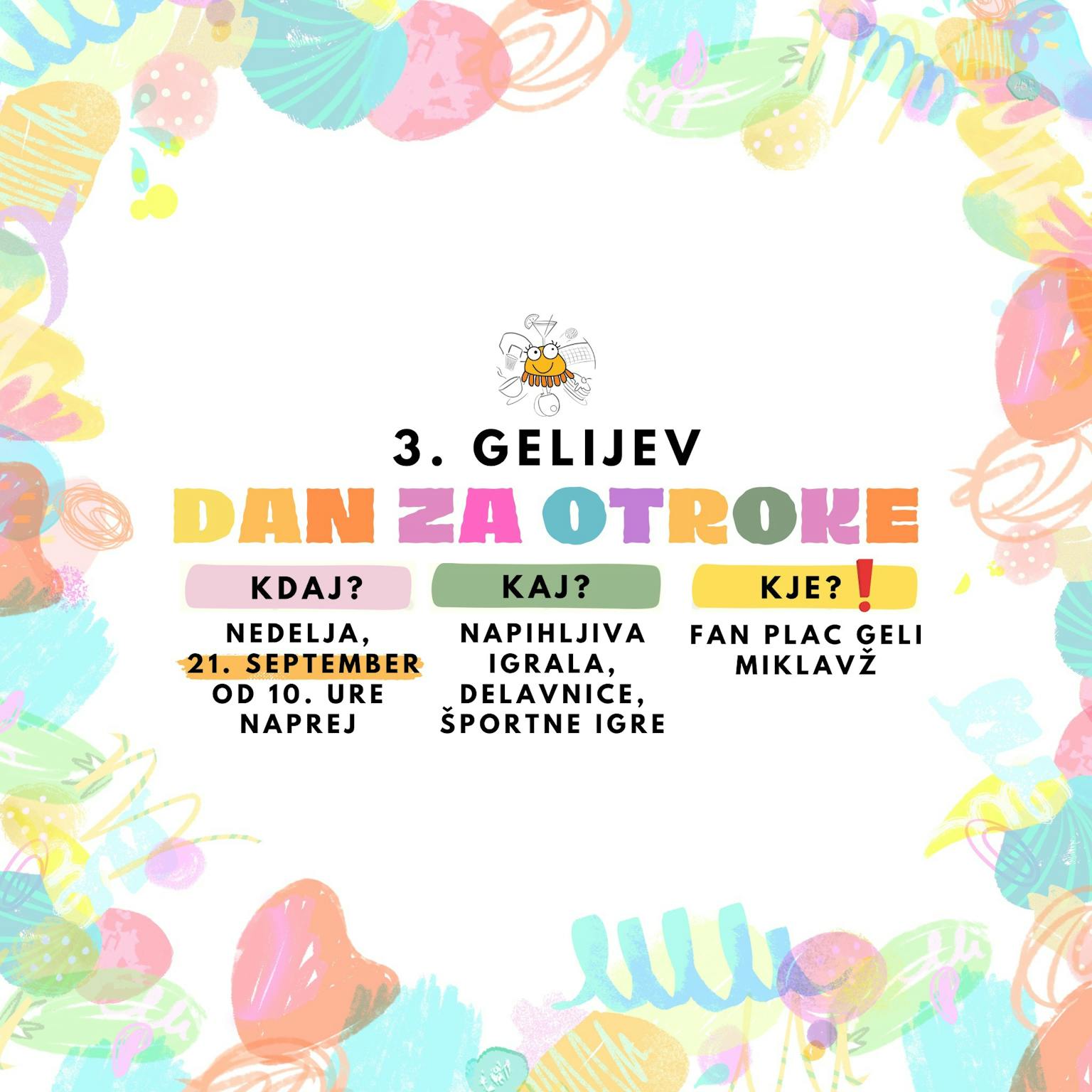3. Gelijev dan za otroke